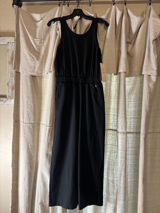 CALIA by Carrie Underwood Pants - CALIA by Carrie Underwood Black Sleeveless Wide-Leg Jumpsuit